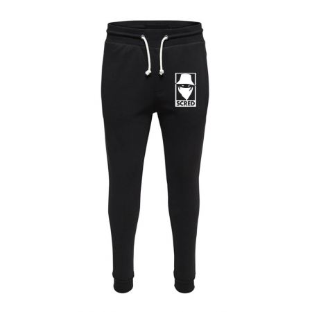 Pantalon de Jogging Noir Visage Box