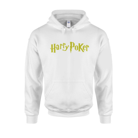 Sweat Capuche Blanc Harry Poker