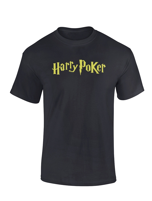 Tshirt Noir Harry Poker de sur Scredboutique.com