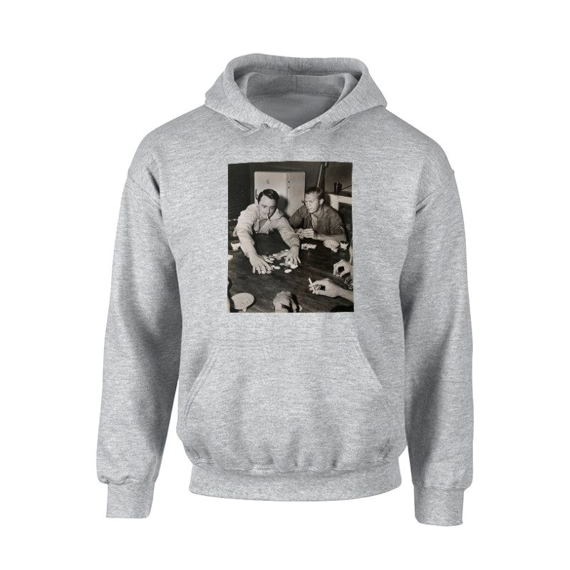 Sweat Capuche Gris Gains