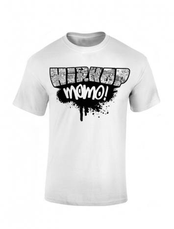 Tshirt Yoshi Hip Hop Momo Paint Blanc