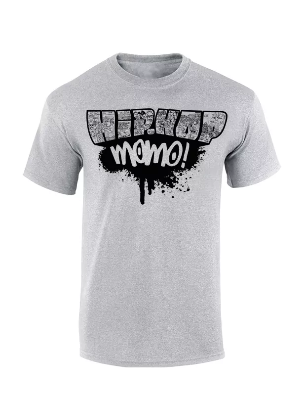 Tshirt Yoshi Hip Hop Momo Paint Gris de yoshi sur Scredboutique.com
