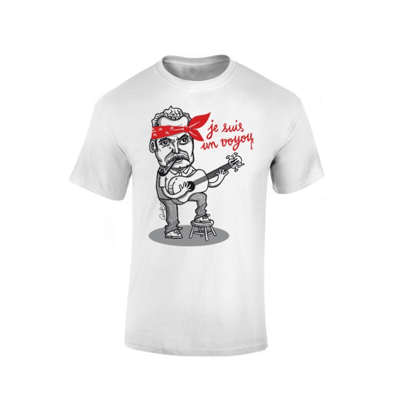 Tshirt Yoshi Brassens Blanc