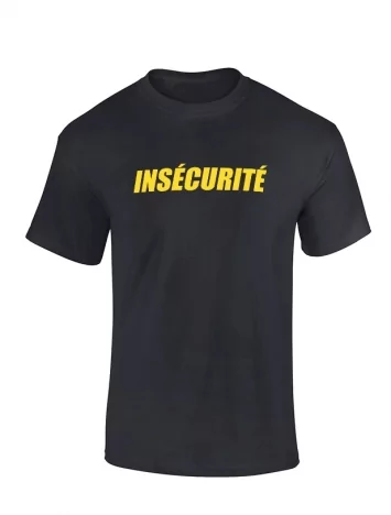 amadeus Tshirt Insecurite noir