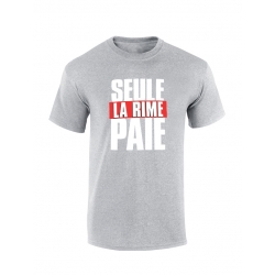 Tshirt Seule la Rime Gris de amadeus sur Scredboutique.com