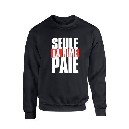 Sweat Seule la rime Noir
