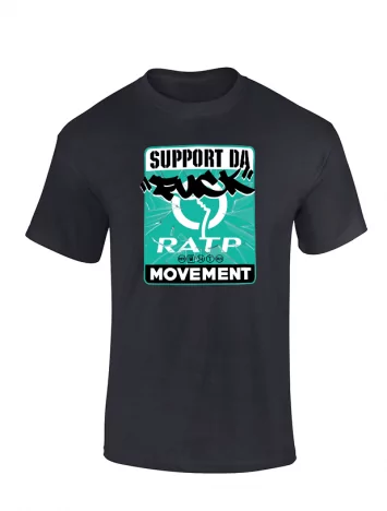 amadeus Tshirt Fuck RATP noir