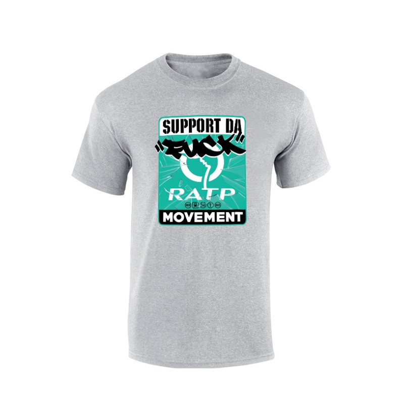 Tshirt Fuck RATP Gris