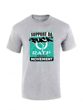 amadeus Tshirt Fuck RATP Gris