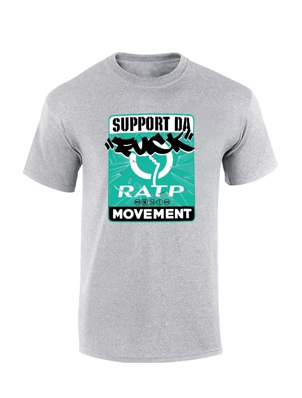 Tshirt Fuck RATP Gris de amadeus sur Scredboutique.com