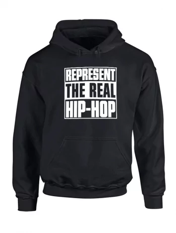 amadeus Sweat Capuche Represent Real HH Noir