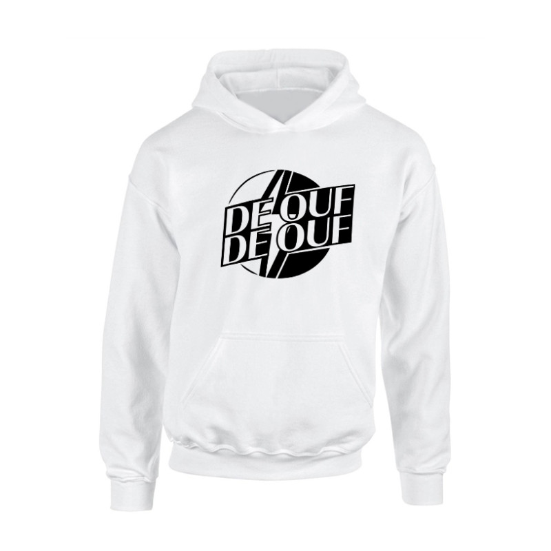 Sweat Capuche De Ouf blanc