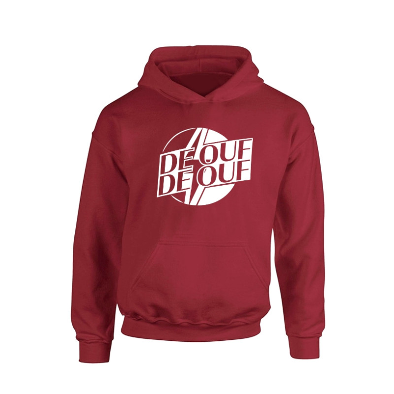 Sweat Capuche De Ouf Bordeaux