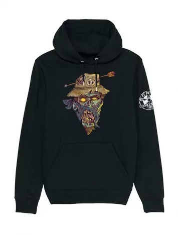 scred connexion Sweat Capuche Visage zombie