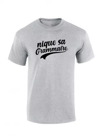 amadeus T-shirt Grammaire Gris