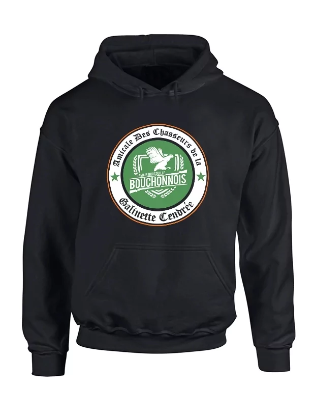 Sweat Capuche Amadeus Galinette noir de amadeus sur Scredboutique.com