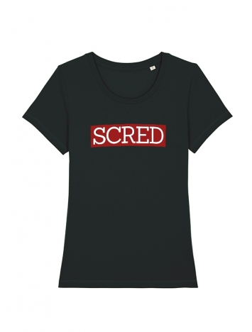 Tshirt Femme Black Scred