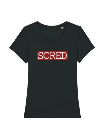 scred connexion Tshirt Femme Black Scred