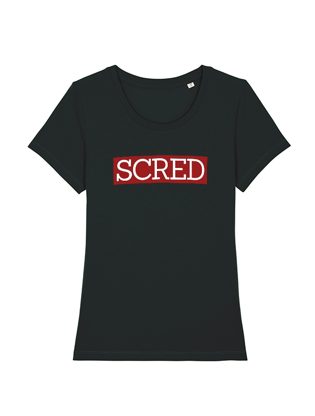 Tshirt Femme Black Scred de scred connexion sur Scredboutique.com
