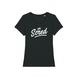 Tshirt Femme Noir En scred de scred connexion sur Scredboutique.com
