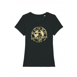 Tshirt Femme Noir Classico OR de scred connexion sur Scredboutique.com