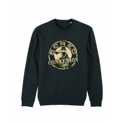 Sweat Noir Classico Or