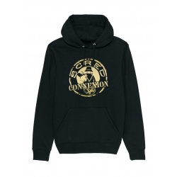 Sweat Capuche Noir Classico Or