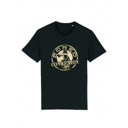 Tshirt Noir Classico Or de scred connexion sur Scredboutique.com