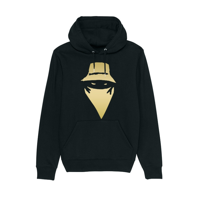 Sweat Capuche Noir Visage