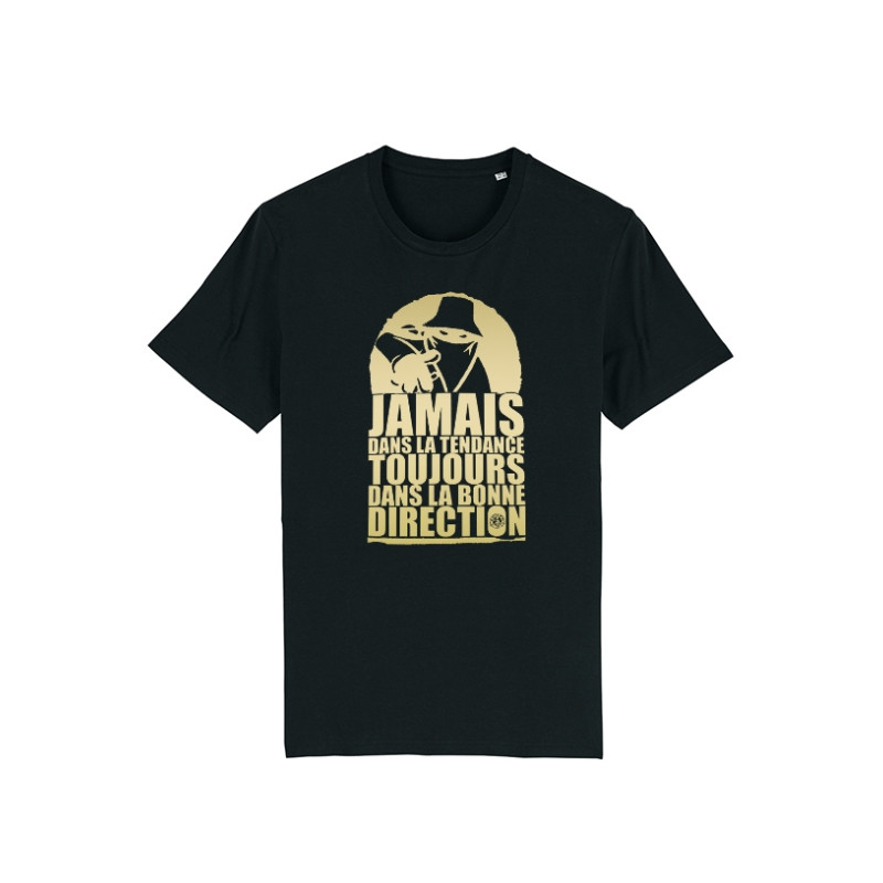Tshirt Noir Jamais dans la Tendance