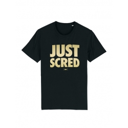 Tshirt Noir Just Scred Or de scred connexion sur Scredboutique.com