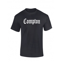 Tshirt Noir Compton de compton sur Scredboutique.com