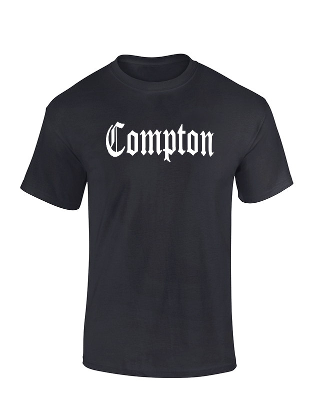 Tshirt Noir Compton de compton sur Scredboutique.com