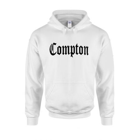 Sweat Capuche Blanc Compton