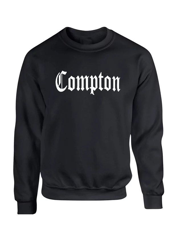 Sweat Noir Compton de compton sur Scredboutique.com