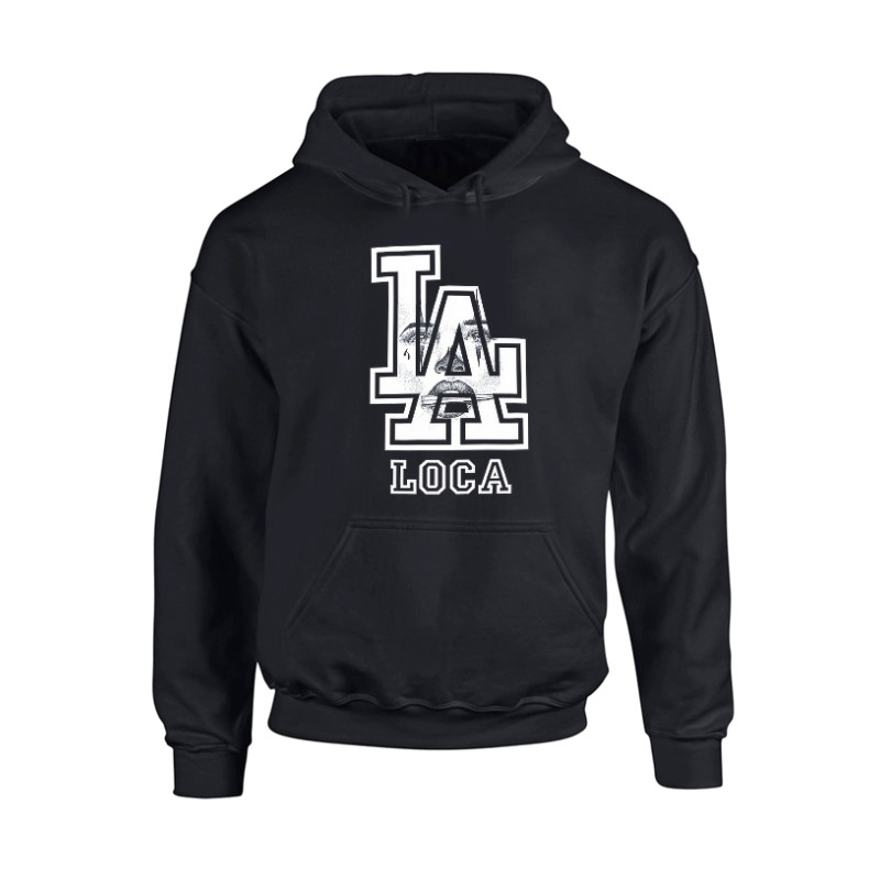 Sweat Capuche Noir Versil La Loca