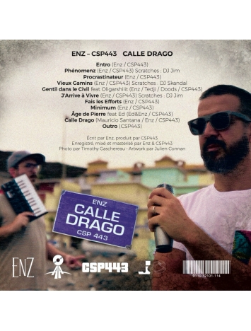 Album Cd "ENZ & CSP443 - Calle Drago"