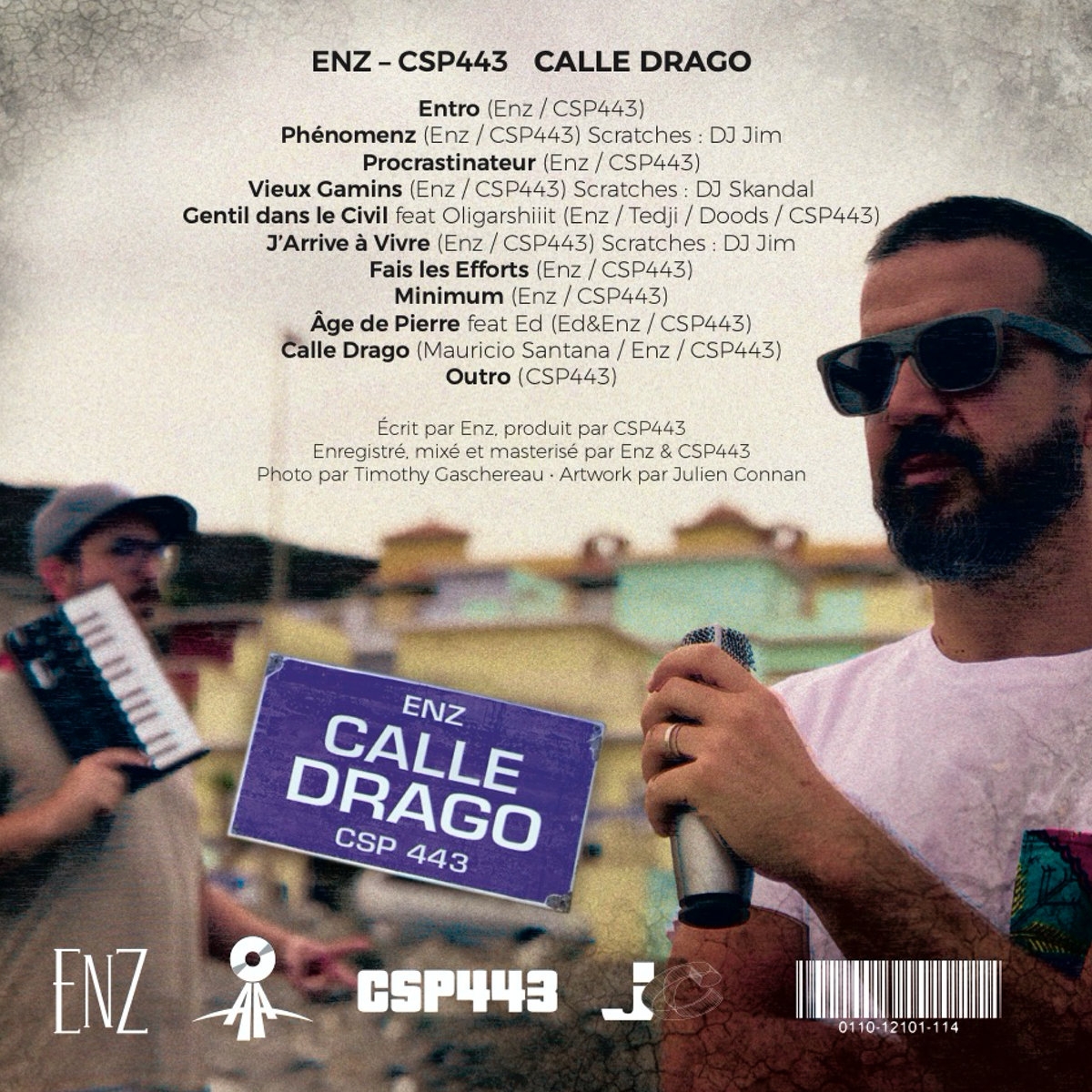 Album Cd "ENZ & CSP443 - Calle Drago" de sur Scredboutique.com