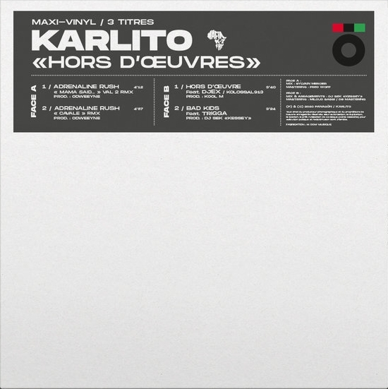 Maxi Vinyle "Karlito - Hors d'oeuvres" de mafia k'1 fry sur Scredboutique.com