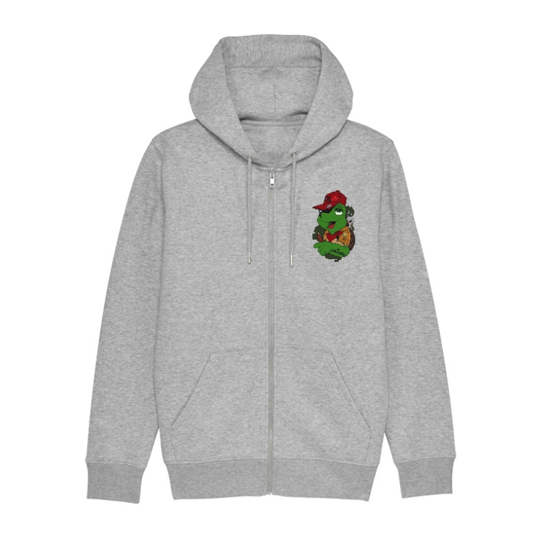 Sweat Zip enfant Franklin x TRN gris