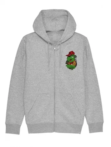 scred connexion Sweat Zip enfant Franklin x TRN gris