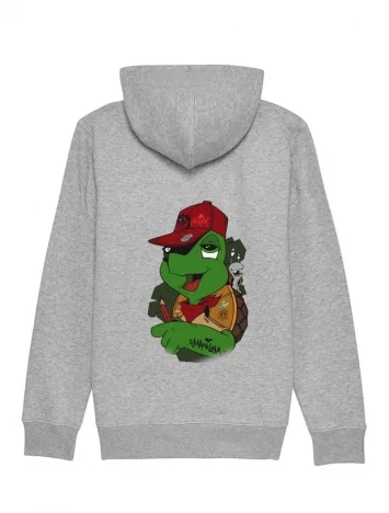 scred connexion Sweat Zip enfant Franklin x TRN gris