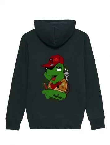 scred connexion Sweat Zip enfant Franklin x TRN noir