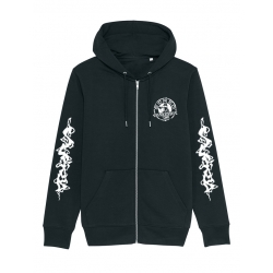 Sweat Zippé Flammes Scred x TRN