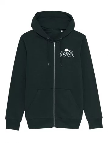 Sweat Zip Capuche Scred x TRN Noir