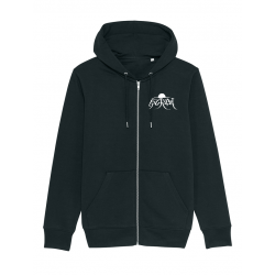 Sweat Zip Capuche Scred x TRN Noir de scred connexion sur Scredboutique.com