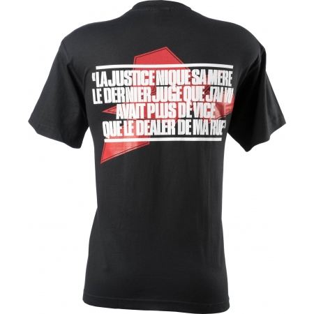 tee-shirt assassin "la justice" noir 