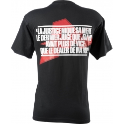 tee-shirt assassin "la justice" noir de assassin sur Scredboutique.com