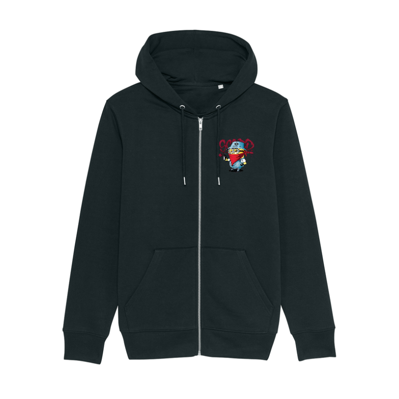 Sweat Zip enfant Minion noir