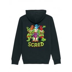 Sweat Zip enfant Tortue de scred connexion sur Scredboutique.com